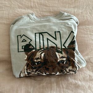 Anine Bing tiger crew neck sweat